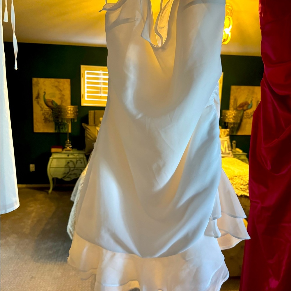 White short dress